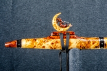 Yellow Cedar Burl Native American Flute, Minor, Mid A#-4, #P2I (9)